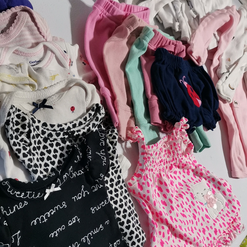 Girl's Preemie Bundle 24 Piece